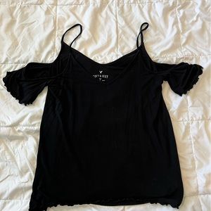 Soft and sexy tank off the shoulder sleeves
